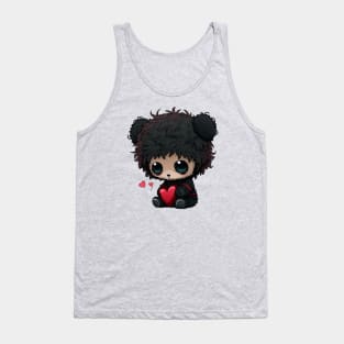 Emo love teddy Tank Top